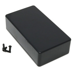 Hammond 112x62x31mm ABS Multi-Purpose Enclosure (1591BBK) [Discontinued]