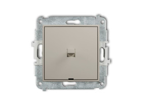 MINI Mechanizm łącznika jednobiegunowego w stylu amerykańskim taupe 60MWPUS-1 KARLIK