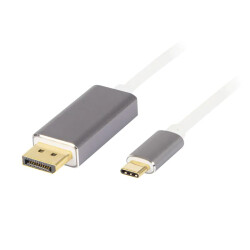 Złącze DISPLAYPORT do USB-C wtyk 8K 60Hz 7680 × 4320 px 1,8m / 92-026