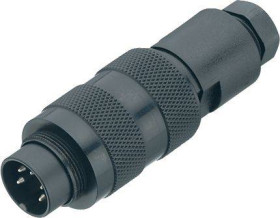 binder 09 0121 70 06-20 Złącze męskie kablowe złącze męskie proste Seria: 723 Łączna ilość styków: 6 1 szt.