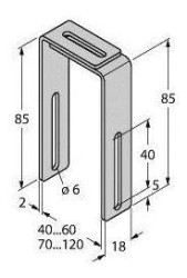 Turck 6901027 Uchwyt montażowy MB2.1-Q25(4PCS) 1 szt.