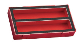 Skrzynka narzędziowa długość 265mm Teng Tools Walizka narzędziowa 142 x 265 x 50mm 2-szufladowa