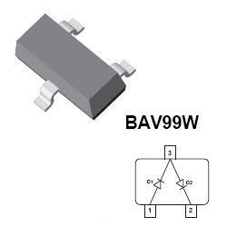 BAV99W Dioda przełączająca podwójna SOT-323
