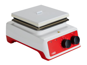 Płyta grzejna i mieszadło z grzaniem, Ceramika, 120 x 120mm, 15L, 500W