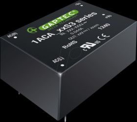 1ACA_12S3 AC/DC converter, 1 W, 12 V, 90-264, DIP