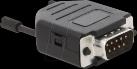 MHDPPK9-DB9P-K D-Sub male, 9-pin