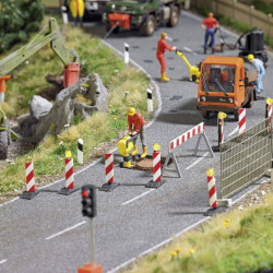 Busch 7803 Zestaw akcji H0 wibracyjny sabotaż gotowy model, pomalowany