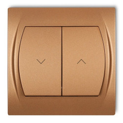 LOGO Łącznik żaluzjowy złoty metalik 8LWP-8