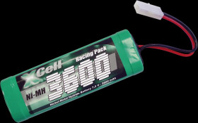 Race pack, NiMh, 3.6 Ah, 7.2 Volt - 6 cells