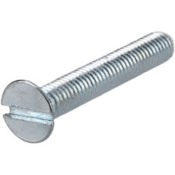 R-TECH 337063 Slotted Countersunk Machine Screws BZP M3 20mm - Pack Of 100