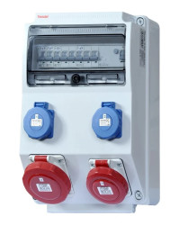 Rozdzielnica wyposażona RW3959 32/5*C 16/5*C 2GS*2C FI40 IP65 3959.2412