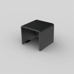 Pokrywa końcowa LHD 20x20 8621 FB czarna