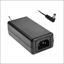 Tiger Power Supplies TP1121 12vdc 5A 60W power supply C14 RIGHT ANGLE 2.5mm