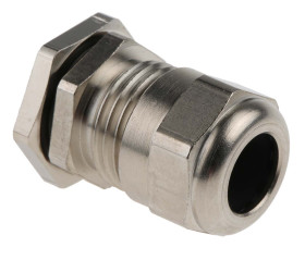 SIB Dławik kabla SIB-TEC gwint PG9 Mosiądz niklowany Metaliczny min. średnica kabla 4 mm max. średnica kabla 9.5 mm 100