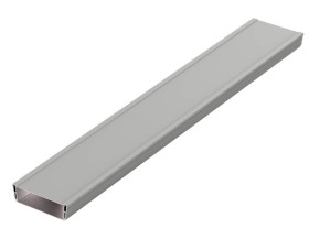 Bopla ASP 1540-1000 9006 (94151000) - asymetryczny profil aluminiowy zamknięty (154 x 44 x 1000 mm)