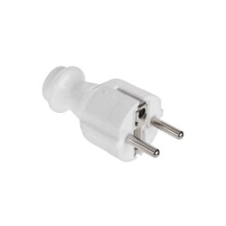 WTYCZKA SIECIOWA WT-30 BIAŁA 230V 16A Z UZIEMIENIEM