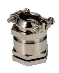 Dławnica kablowa gwint M25 mosiężna min. średnica kabla 16mm max. średnica kabla 19.3mm +80°C IP55