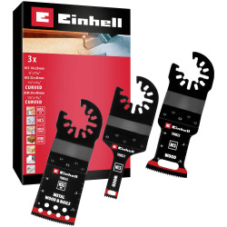 Einhell 708103 Multitool accessory set Holz Metal HCS Bi-metallic 3 piece set
