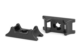 Mocowanie opaski kablowej do opasek 13.5mm długość 52mm szerokość 23,9 mm średnica otworu 8.3mm HellermannTyton Czarny