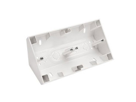 SIMON 54 Puszka natynkowa narożna 2 podwójna do ramek PREMIUM biały DPNR2/11 KONTAKT SIMON