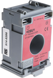 Przekładnik prądowy prąd wej 100A HOBUT prad wyj 4 → 20 ma otwór 21mm