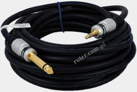 Kabel cyfrowy Przyłącze wtyk Jack 3,5 stereo / wtyk Jack 6,3 mono digital MK67 /5m/