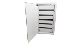 Rozdzielnica Podtynkowa Metalowa 120 Modułowa 5X24 523X965x130, Ral9003, Ip30