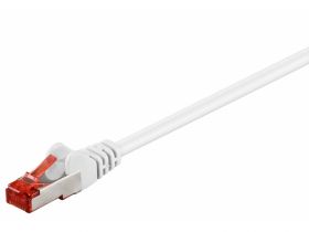 Kabel Patchcord CAT 6 S/FTP PIMF LC RJ45/RJ45 0.25m biały