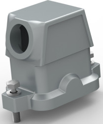 Housing, size HB6, die-cast aluminum, PG21, angled, screw locking, IP68, T1912061121-009