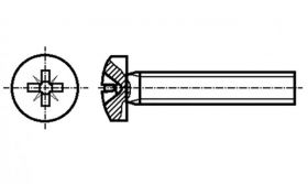 SRUBA M3X6 DIN 7985A