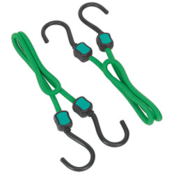 Sealey BCS21 610mm Bungee Cord Set 2pc
