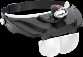 CP-60 Headband magnifier, 1.5x, 2x, 2.5x, 3x