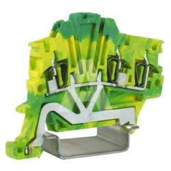 Złączka sprężynowa HTE.1/1+2, zielono-żółta, 3-żyłowa, 1,5 mm²