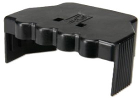 Cover cap, 5 pole, black, for fuse terminal, 163/ 5 ABK EV