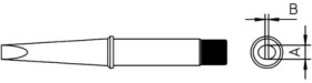 Soldering tip, chisel shaped, (W) 11 mm, 425 °C, CT2G8