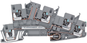 Zacisk do montażu na szynie DIN Siemens 14AWGWciskane 8WH 400 V