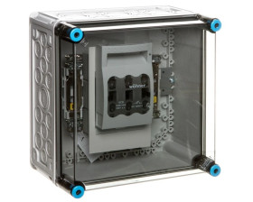 Skrzynka Mi z rozł. bezp. mocy, IP 65, wlk.2 - 300x300x170, 1xNH 00, 125A, 3-bieg.+PE+N Mi 5250 2000187