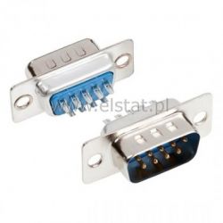 Wtyk na przewód; prosty 9 pin; DS-09P; RS232