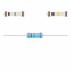 Rezystor 1 MOhm tolerancja 1% precyzyjny moc 3W 1M 5x16mm metalizowany