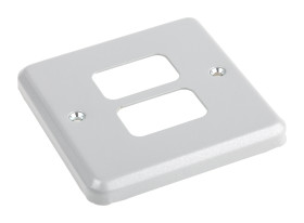 kolor Szary, 2-krotna, Aluminium, MK Electric