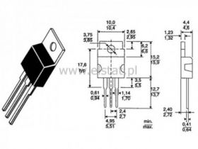 STP 20NE06L; tranzystor N-channel; 60V 20A; TO220