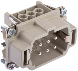 Wzmocnione złącze zasilania 6-pinowe EPIC 16A 600 V Męski