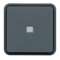 Włącznik światła, 10A, 250V, 1-przyciskowy, IP55, Hager