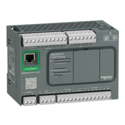 Sterownik logiczny Schneider Electric Easy Modicon M200 24 24 Port USB Wejście cyfrowe Tranzystor 512 bajtów Ethernet
