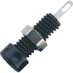 SKS Hirschmann 935980166 2mm MBI 1 Insulated Socket 6A Black