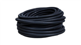 Rura Karbowana 320N Czarna 16,2/12Mm 17012C /30M/