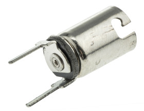 Uchwyt na żarówkę wskaźnika, seria: 0664oprawa: Do montażu na płytce drukowanej, śr.: 10mm, dł.: 28mm, 2-Pin