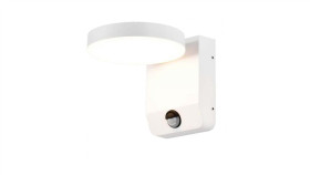 Oprawa Elewacyjna Led 17W 2520Lm 4000K Czujnik Regulowana Biała Okrągła 2955