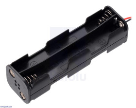 Pololu 8-AA Battery Holder, 2×2×2 Arrangement