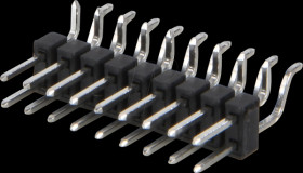 SL 28 SMD THR 058 18Z Male header 2.54 mm, 2x9, SMT+THT